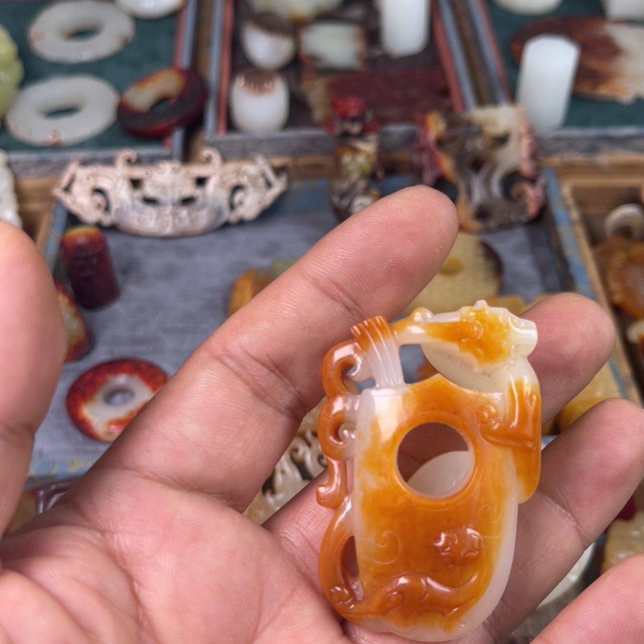 【闪购商品】和田玉（糖玉）挂件未镶嵌计