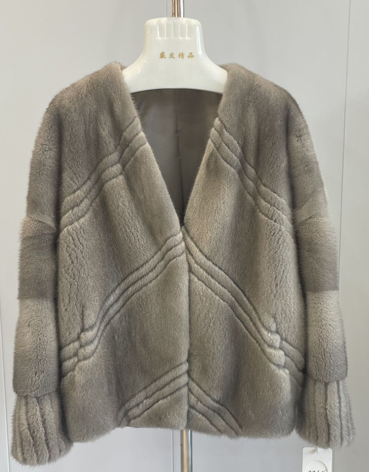 短款穿刀工艺进口水貂