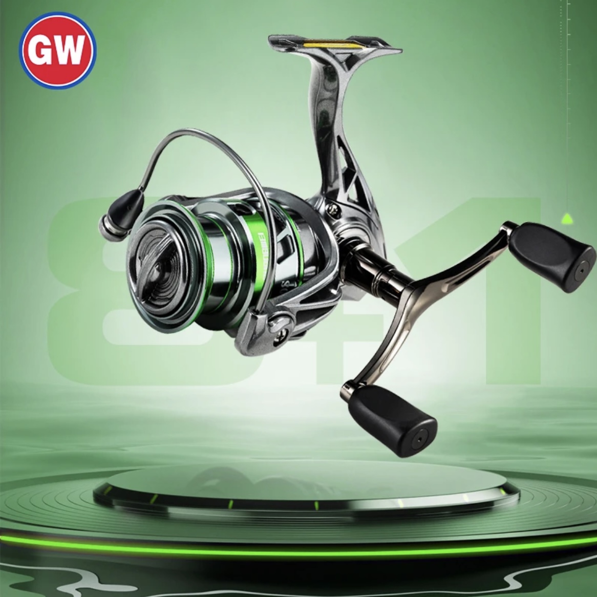 GW/光威鱼线轮豪海纺车轮微物浅线杯渔轮路亚路滑基调滑票轮钓鱼
