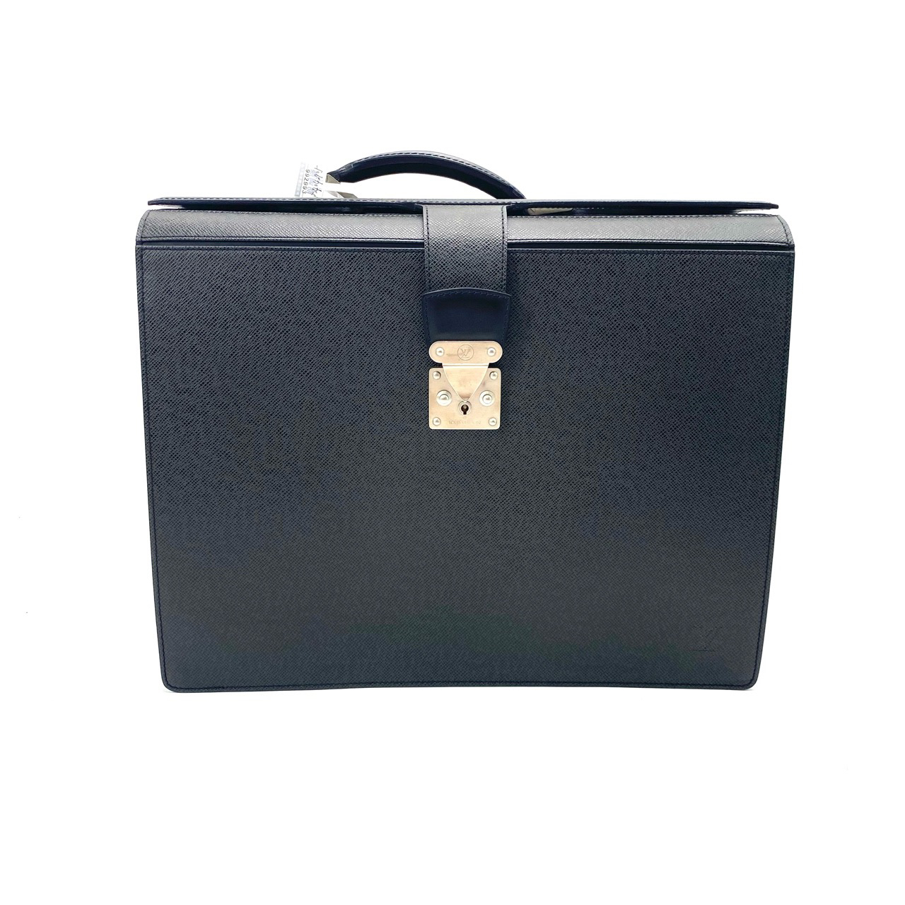 95新 LouisVuitton/路易威登 98新 全皮十字纹手提公文包 尺42/34