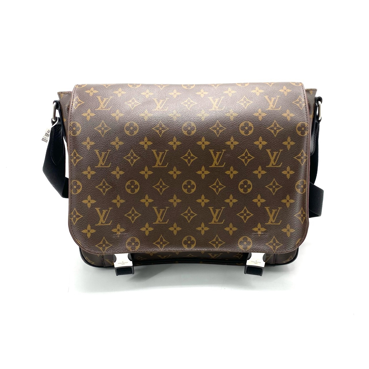 95新 LouisVuitton/路易威登  98新 棕老花双扣邮差包 尺寸33/27