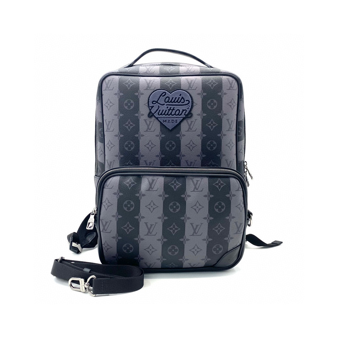 99新 LouisVuitton/路易威登 nigo联名限量款二合一双肩包30/42