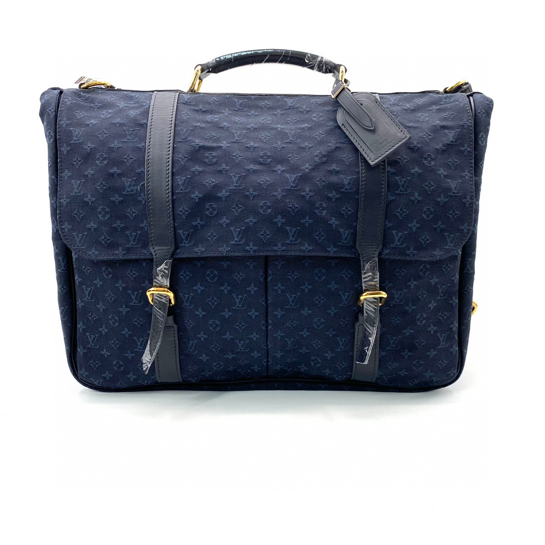 95新 LouisVuitton/路易威登  丹宁帆布手提斜挎包 尺寸40/30休闲