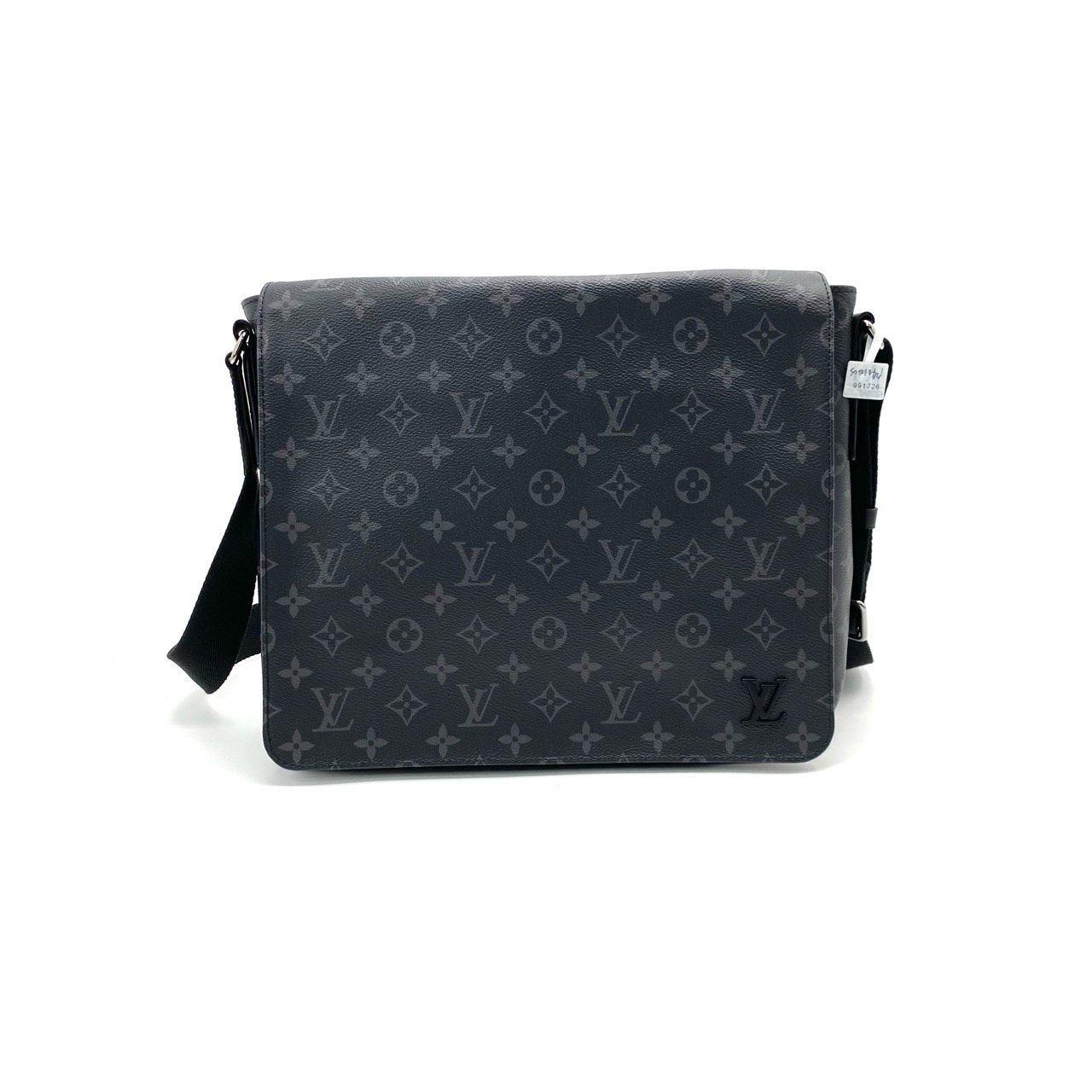 99新 LouisVuitton/路易威登 黑老花 翻盖 邮差包 尺寸32/26