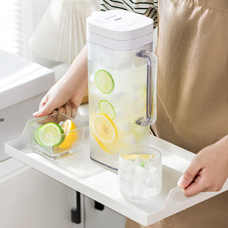 日本asvel食品级耐高温塑料冷水壶家用大容量柠檬冰箱冷藏凉水壶