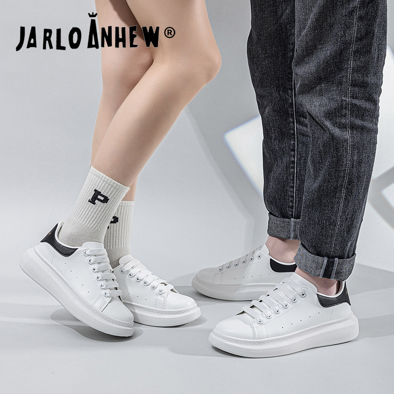 保证真皮保证正品普田男女鞋百搭经典板鞋低帮运动休闲情侣小白鞋