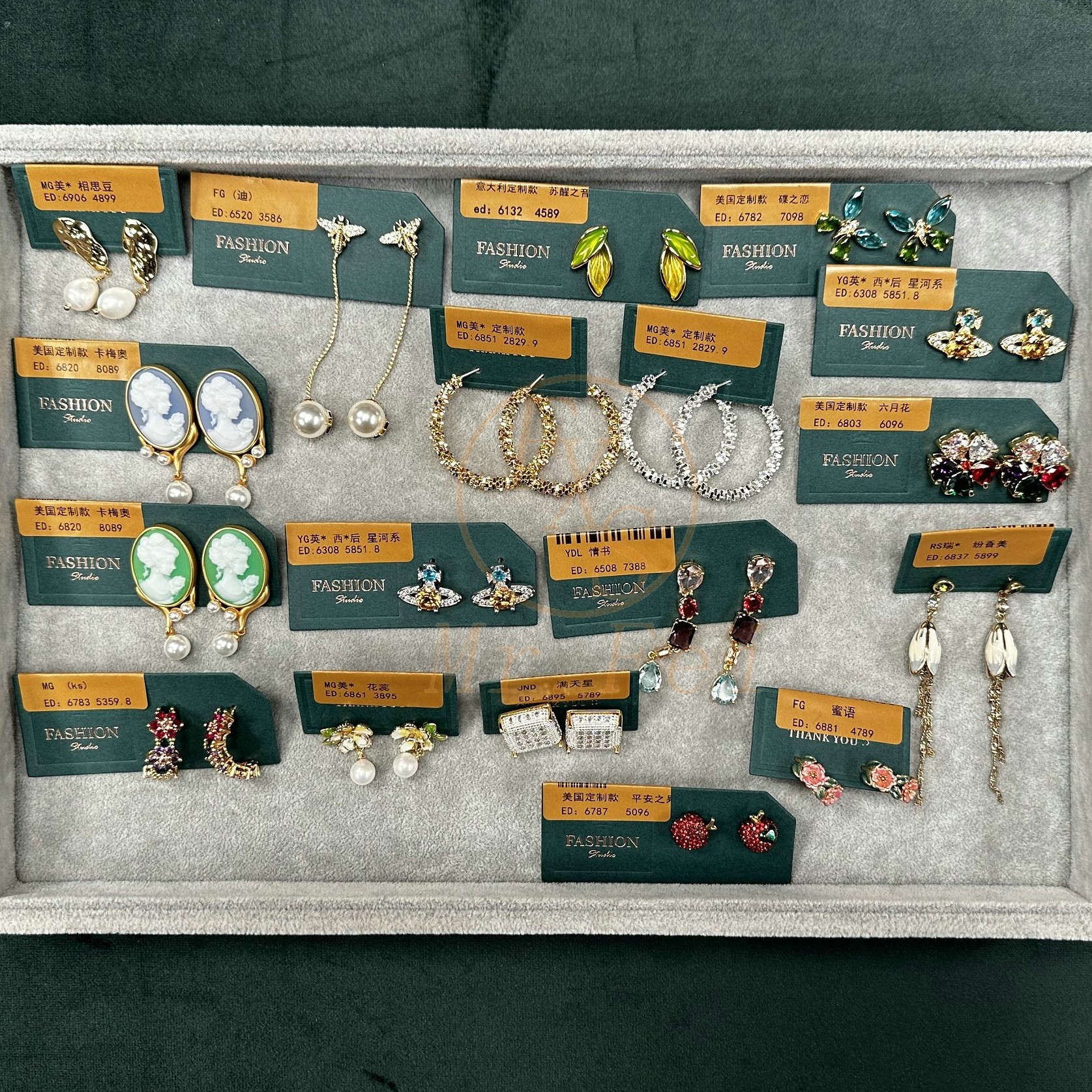 铜合金耳饰 轻奢高级感耳饰合集-100012