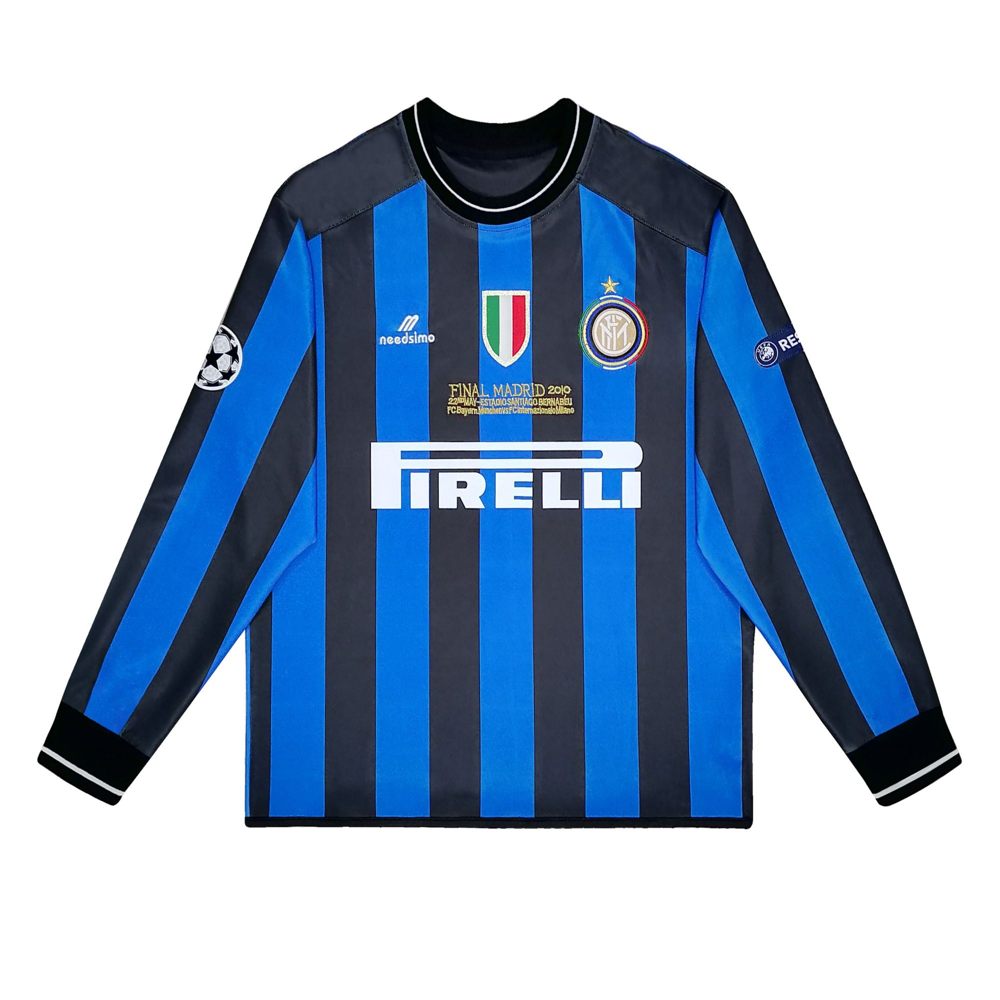 足国米0910赛季球衣22号米利托，运动4号萨内蒂10号斯内德、埃托奥