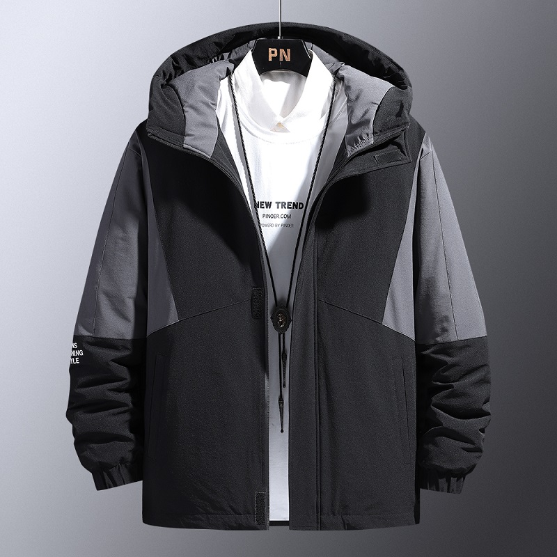 爆款棉衣男士外套秋冬季外套宽松加绒加厚防风羽绒服面包高端品质