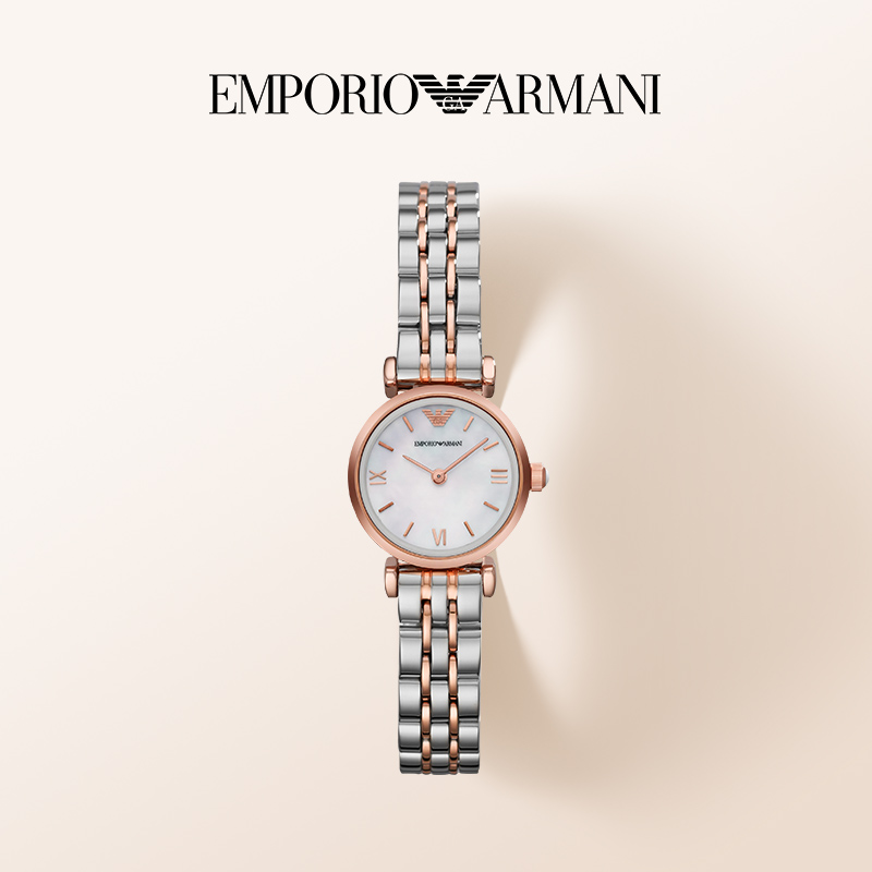 EmporioArmani/安普里奥·阿玛尼手表女镶钻简约贝母女士AR1764