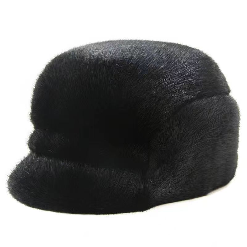 水貂雷克帽 水貂皮草界的王者 做成的帽子高端大气上档次防风保暖