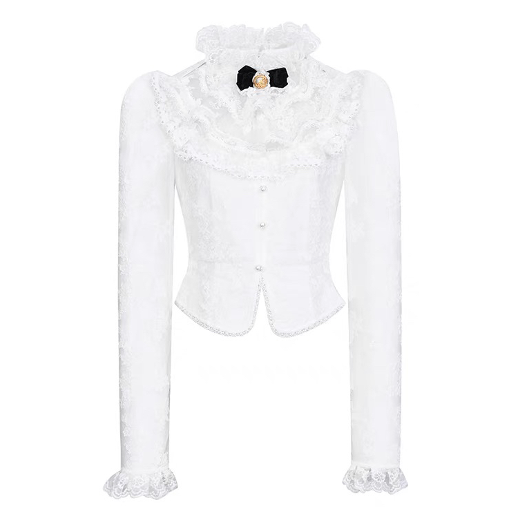 LeFame/拉飞姆摩登领口荷叶边修身LF23D11SB244