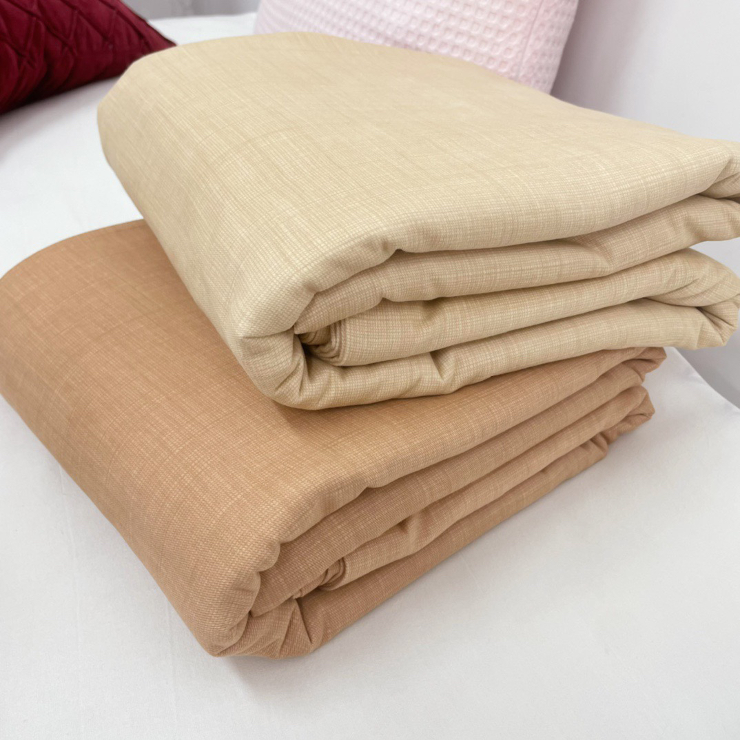 秋冬款厚实的好纯棉轻磨毛双人被套简约