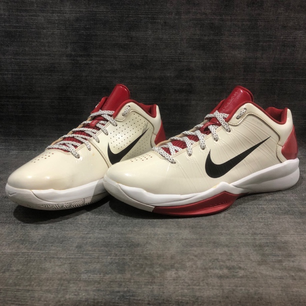 43码/HD 2010 Low 白红美国队 9.9新 气垫饱满 鞋垫标签在 篮球鞋