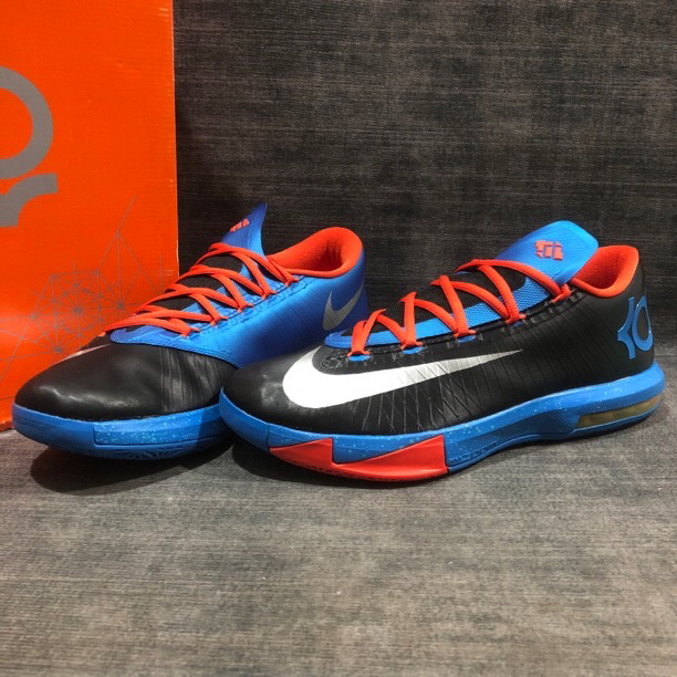 45码/杜兰特 KD6 Away雷霆队 9.9新 气垫未踩开 带原盒 篮球鞋