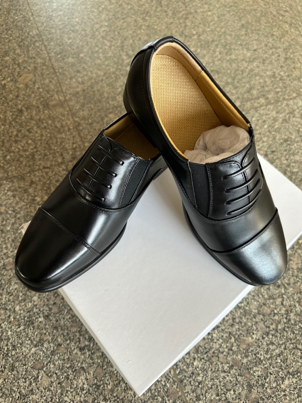 金猴三接头皮鞋商务正装结婚新郎鞋德比鞋头层牛皮真皮