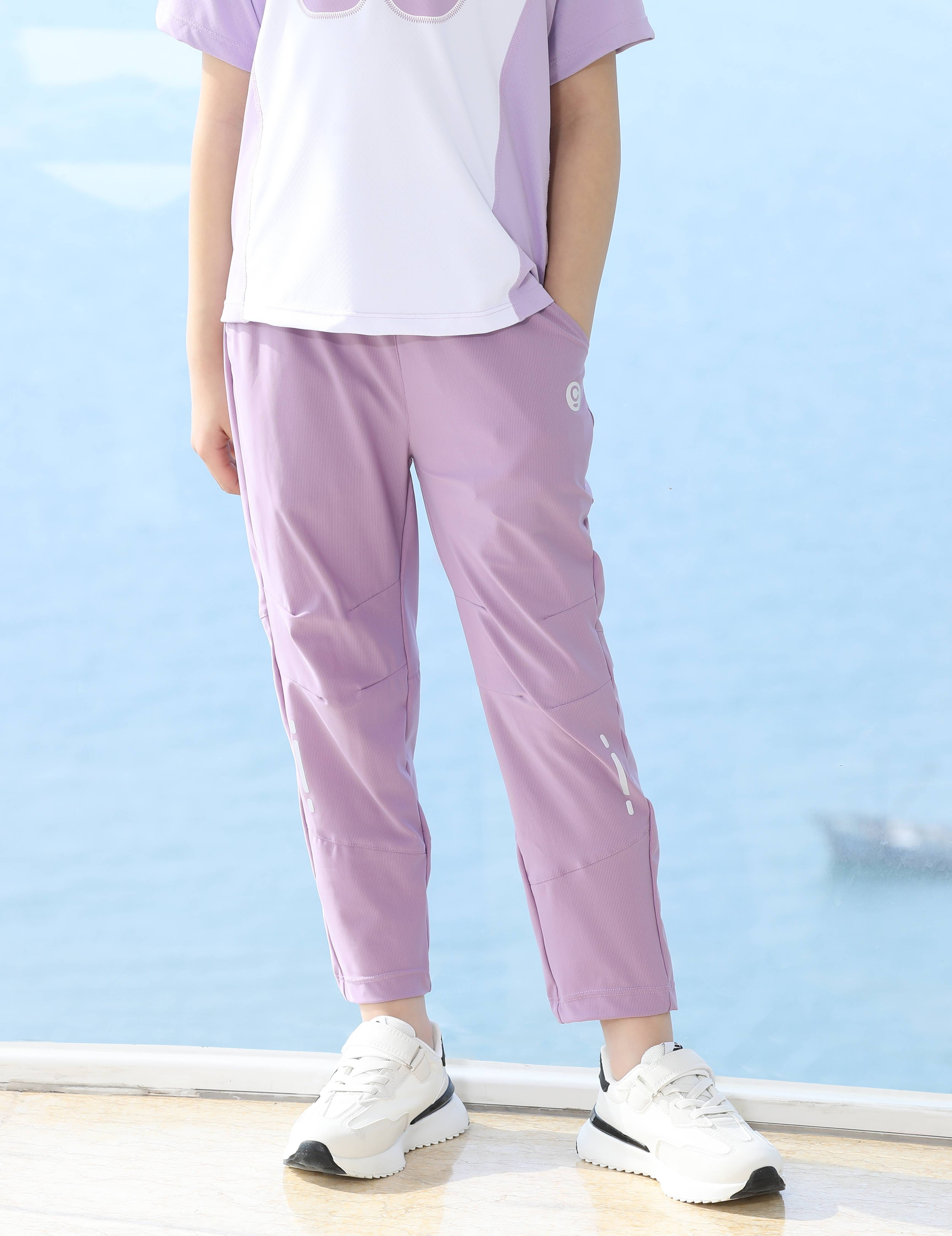 夏季儿童吸湿排汗凉感休闲裤R24C22