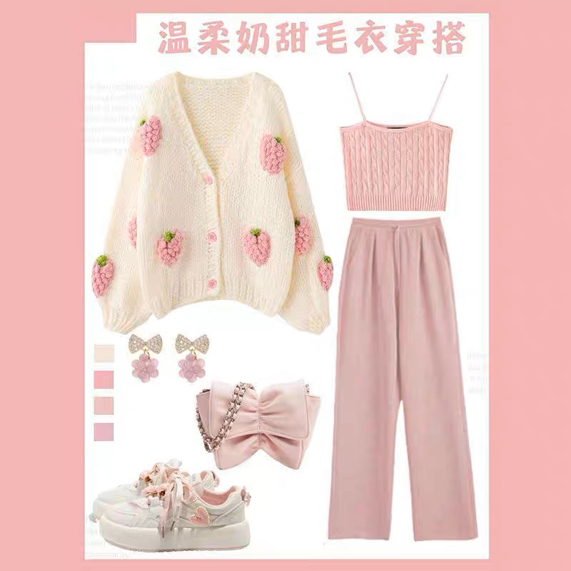 【071-080】 精品慵懒秋冬专柜撤货毛衣长袖加厚时尚针织圆领百搭
