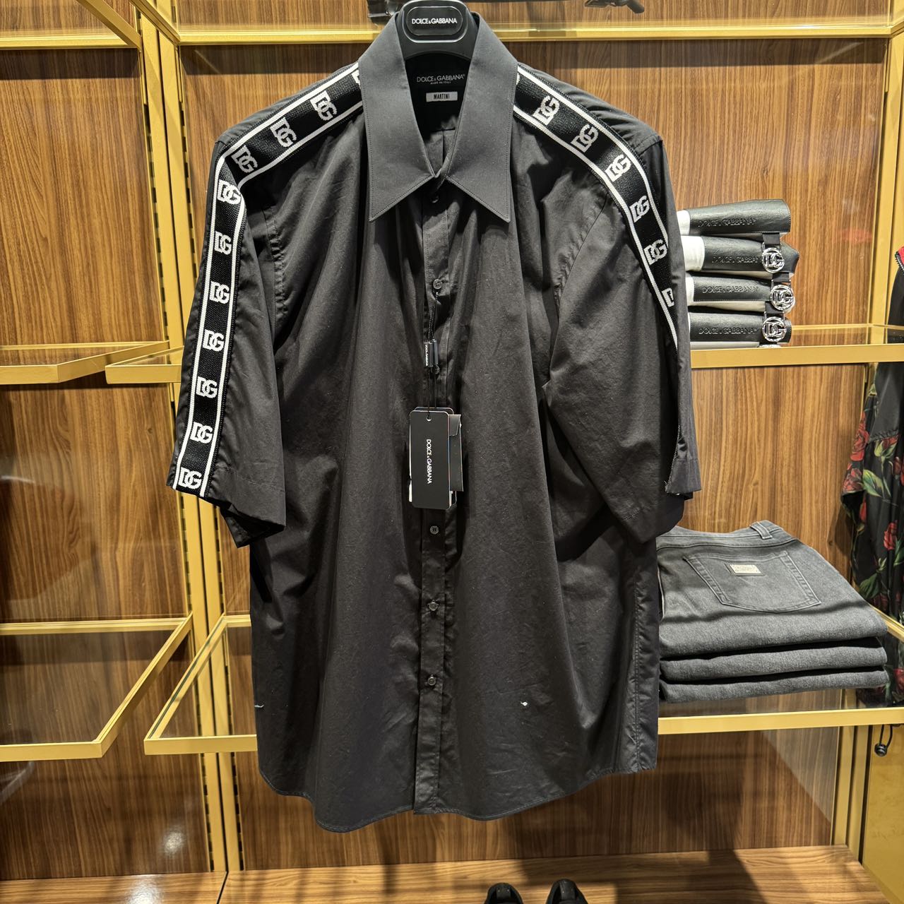 【CC在欧洲】  D....G 1号 折扣款  男士黑色宽松外套 