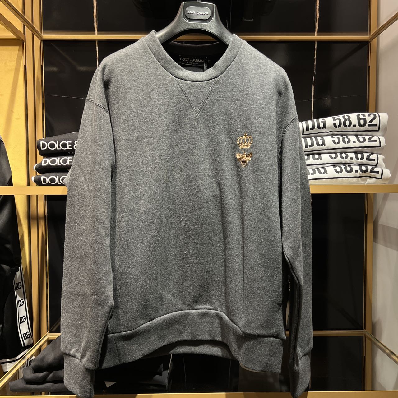 无品牌【CC在欧洲】D....G折扣款2号   灰色卫衣