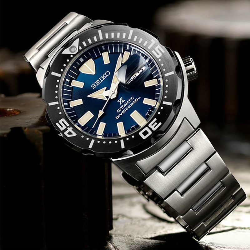 Seiko/精工（香港）全自动机械小罐头海洋潜水休闲腕表SRPD25J1