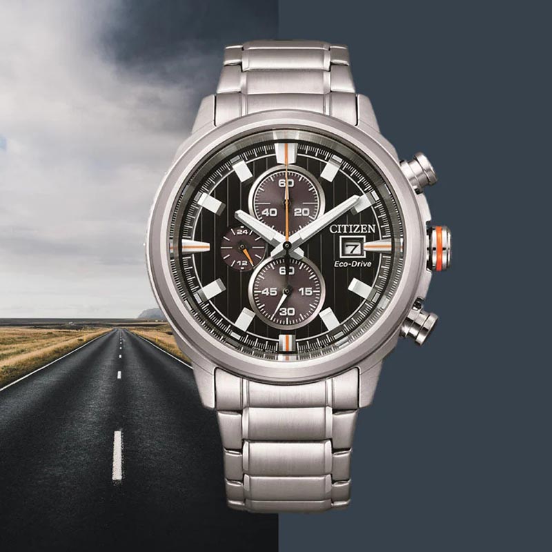 Citizen/西铁城（香港）光动能时尚多功能计时男表CA0730-85E