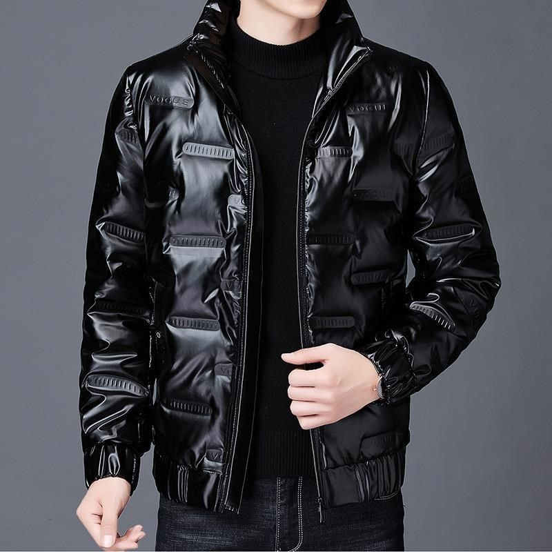 波司澄羽绒服男士羽绒羽绒服冬季2023年新款潮流短款加厚亮面帅气