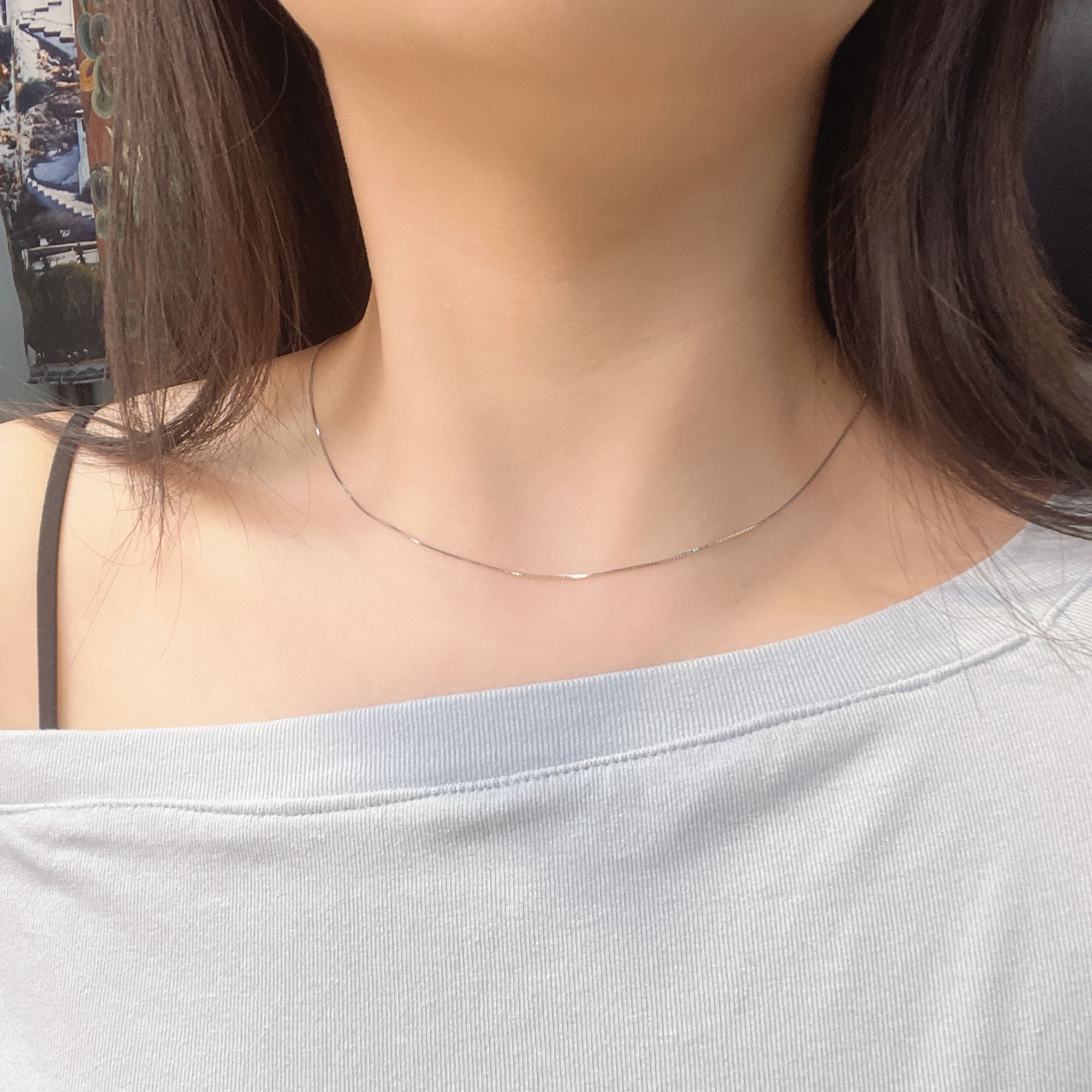 链子925银 925纯银项链