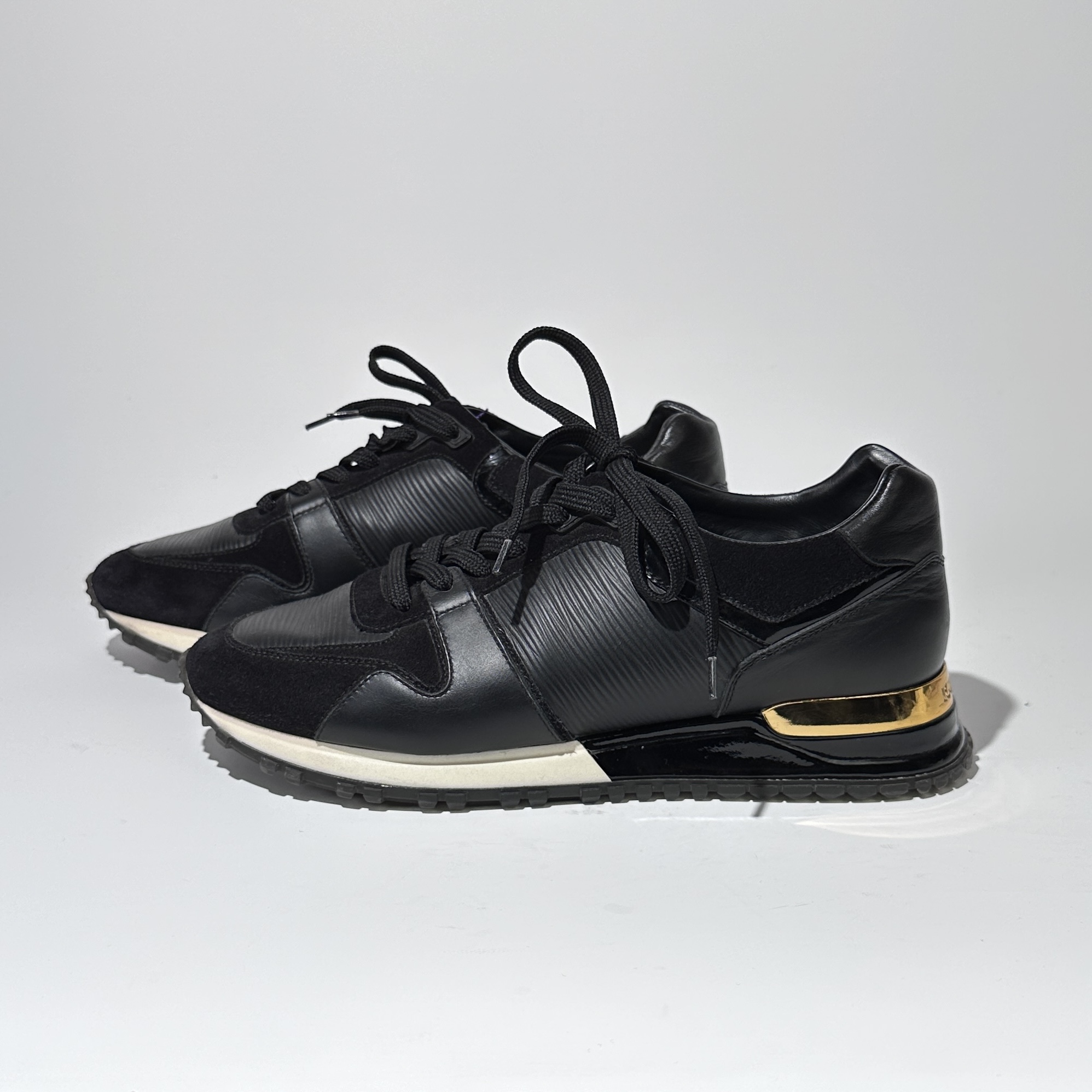 36.5码/98新/LV/路易威登 Runaway黑色运动鞋/XJ0398
