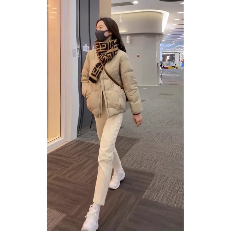 QDA5192秋冬季2024年新款小个子短款小香风棉衣加厚菱格棉服外套