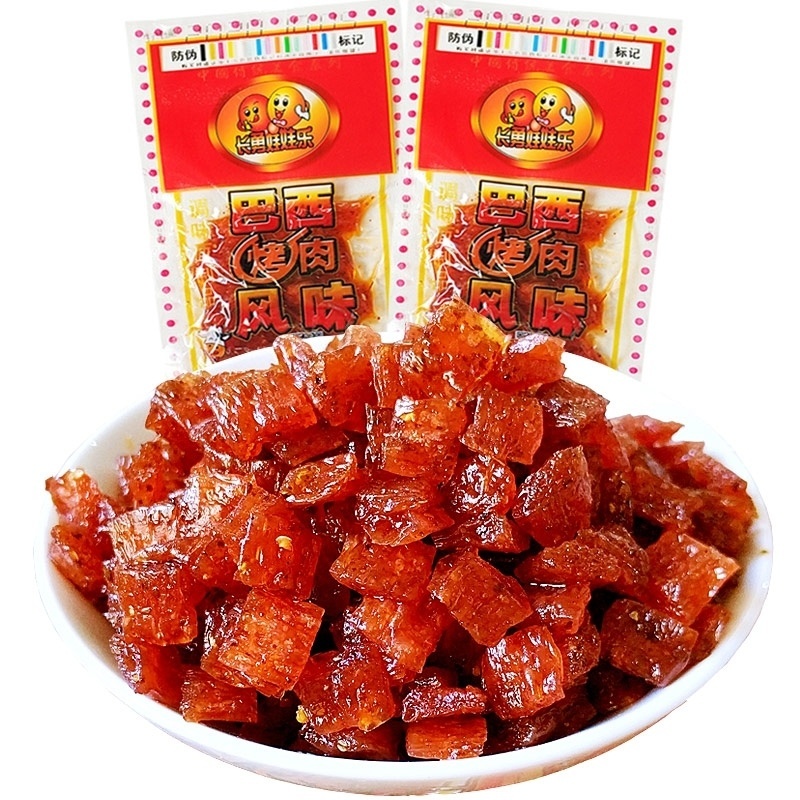 巴西烤肉味辣片 烧烤味8090回忆零食
