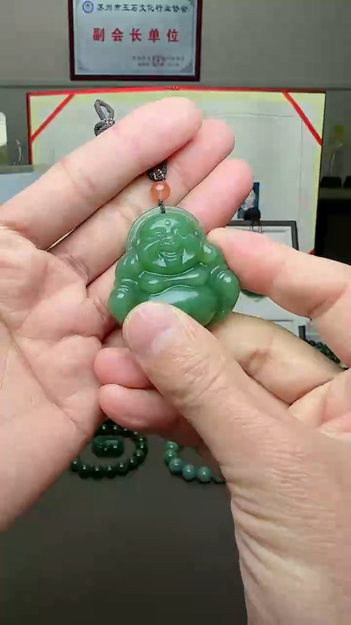 【闪购商品】和田玉颈饰未镶嵌佛0  有包容