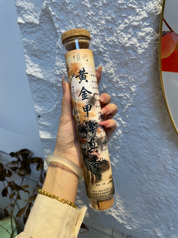 【隐木黄药膜降真】黄金甲降真香100g线香四方香甜美的木质香韵