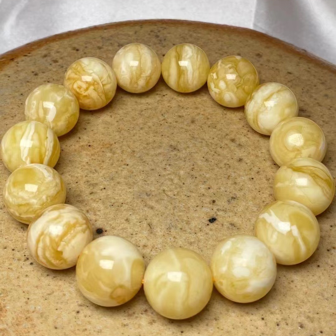 精品原矿蜜蜡手串