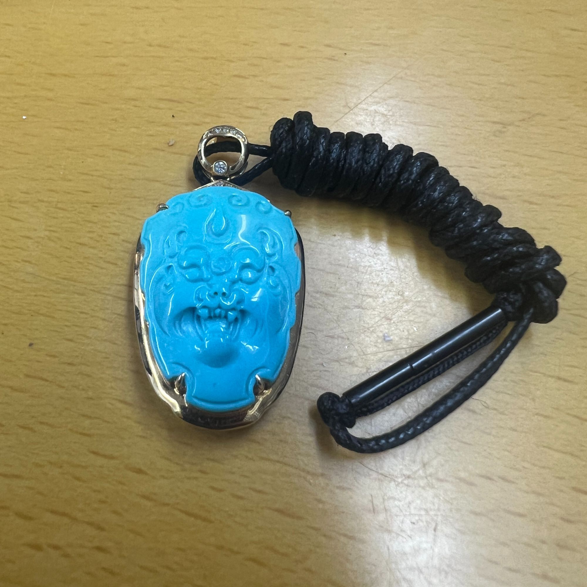 精品松石镶嵌吊坠