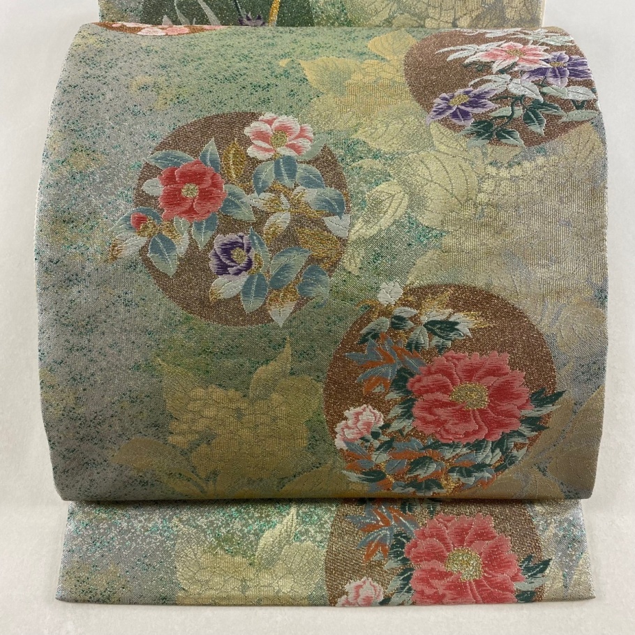 唐锦西阵织99-499长度约四米二宽度三十一厘米纯手工真丝织锦