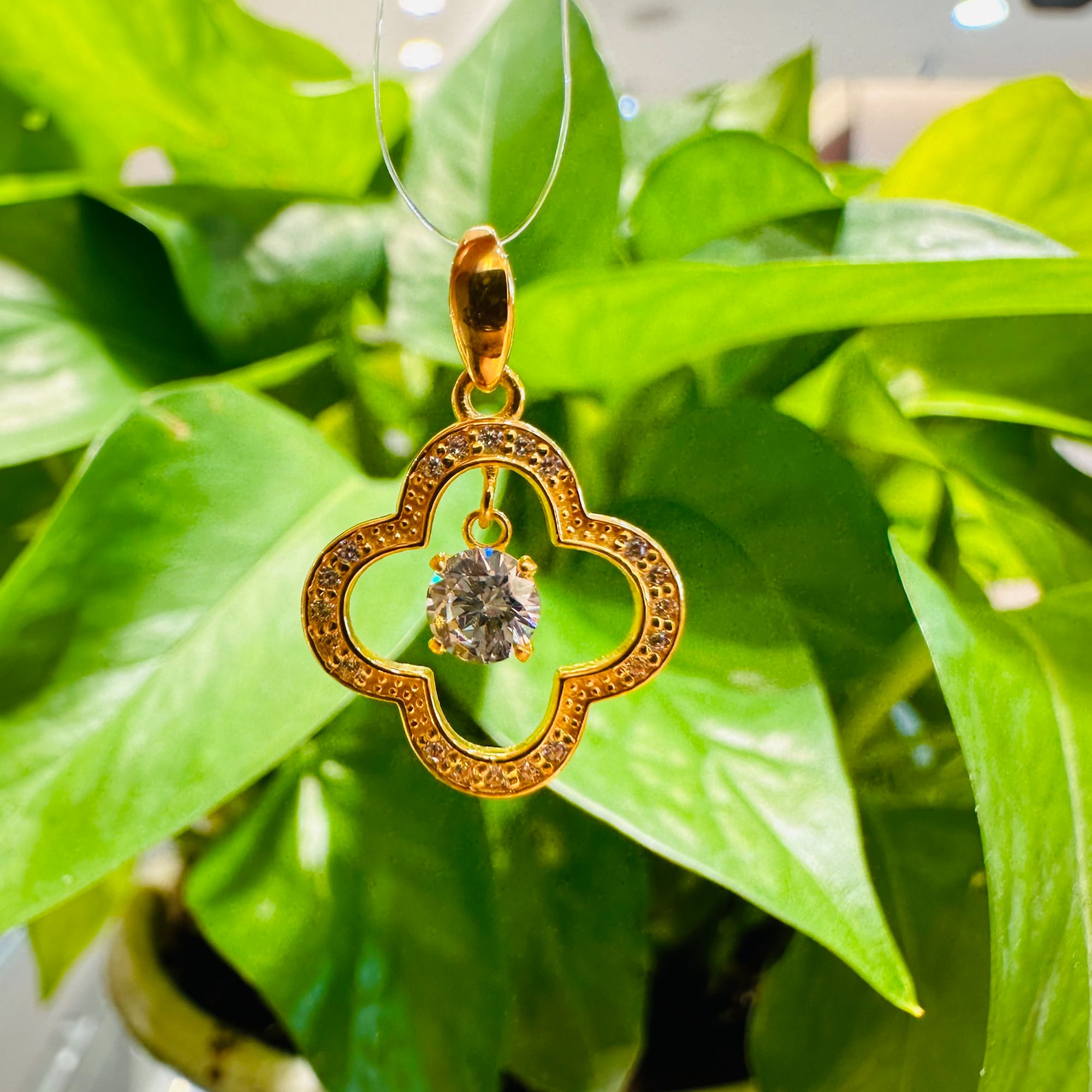 足金999 灵动闪耀吊坠