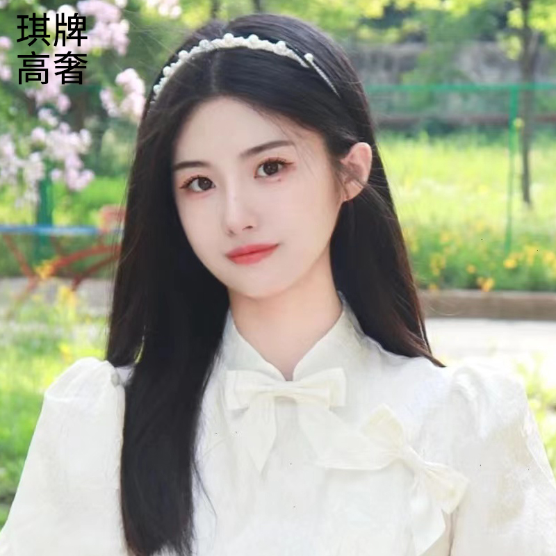 【年底福利】琪牌假发女全真发全蕾丝轻薄透气黑长直隐形气质无痕