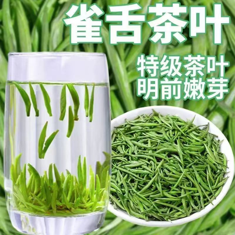 贵州毛尖特级雀舌绿茶单芽茶贵州高山茶湄潭芽茶浓香型茶叶散装