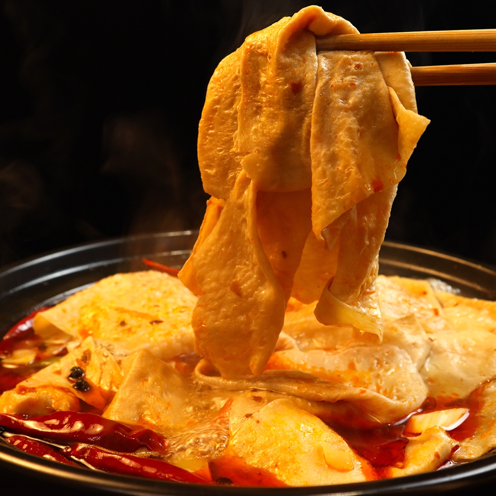 【峡谷云村】老豆皮豆腐皮非油炸豆制品240g*5袋