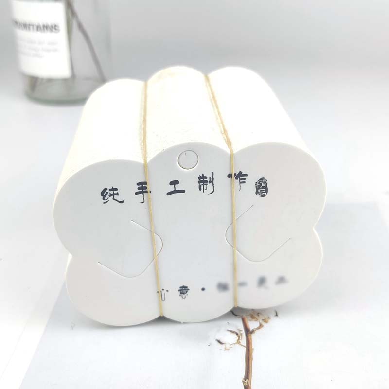 加厚云朵款发饰卡纸 DIY手工包装卡片 包装展示卡纸 饰品配件