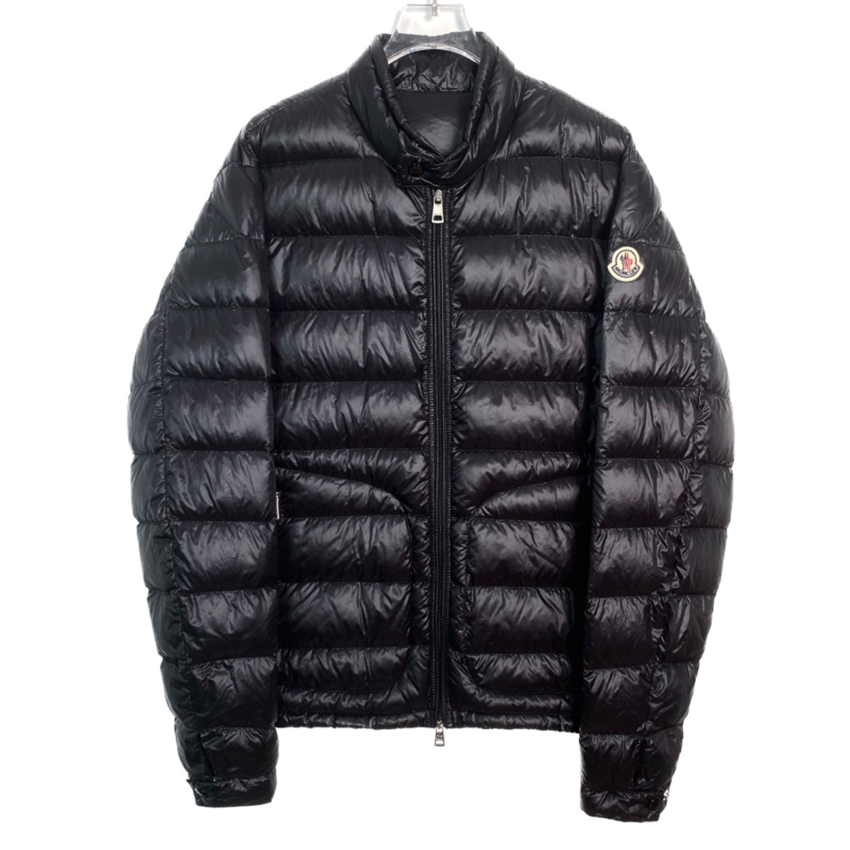 99新  007629 Moncler/蒙口 徽标贴饰立领拉链绗缝羽绒服外套 4码
