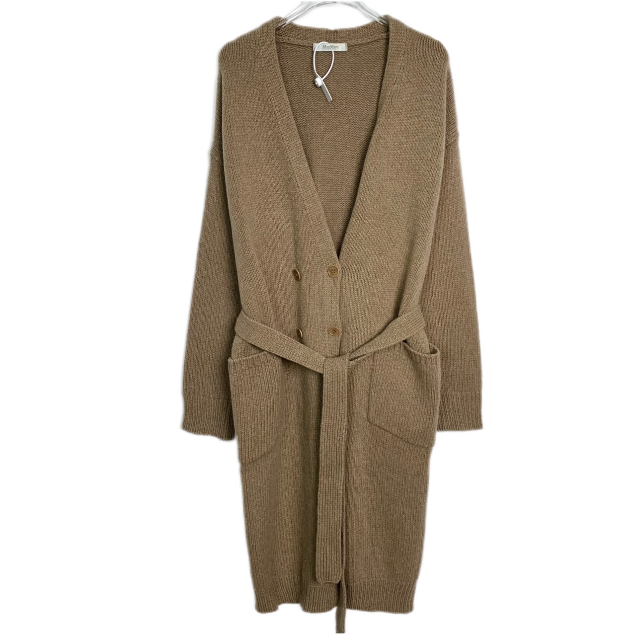 99新  000485 Maxmara 双排扣腰带款针织开衫外套 M码