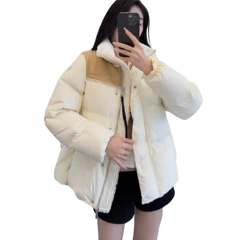 95新 MONCLER  H10285  徽标贴饰羽绒服拉链外套 3 L码
