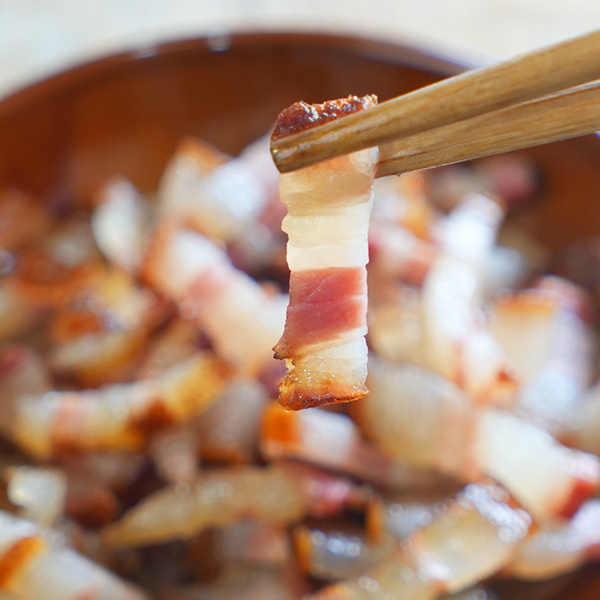 趣峡州腊五花肉农家烟熏土猪五花肉150g柴火腊肉腌制特产加热即食