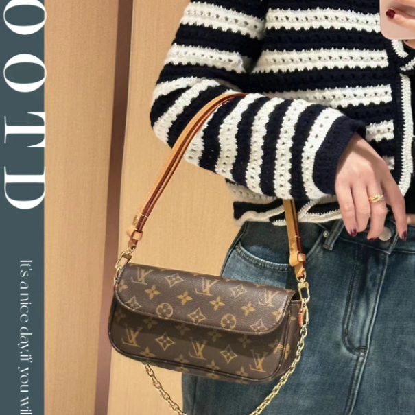 全新未使用 LouisVuitton/路易威登 唯集致优品/lv ivy新款法棍包