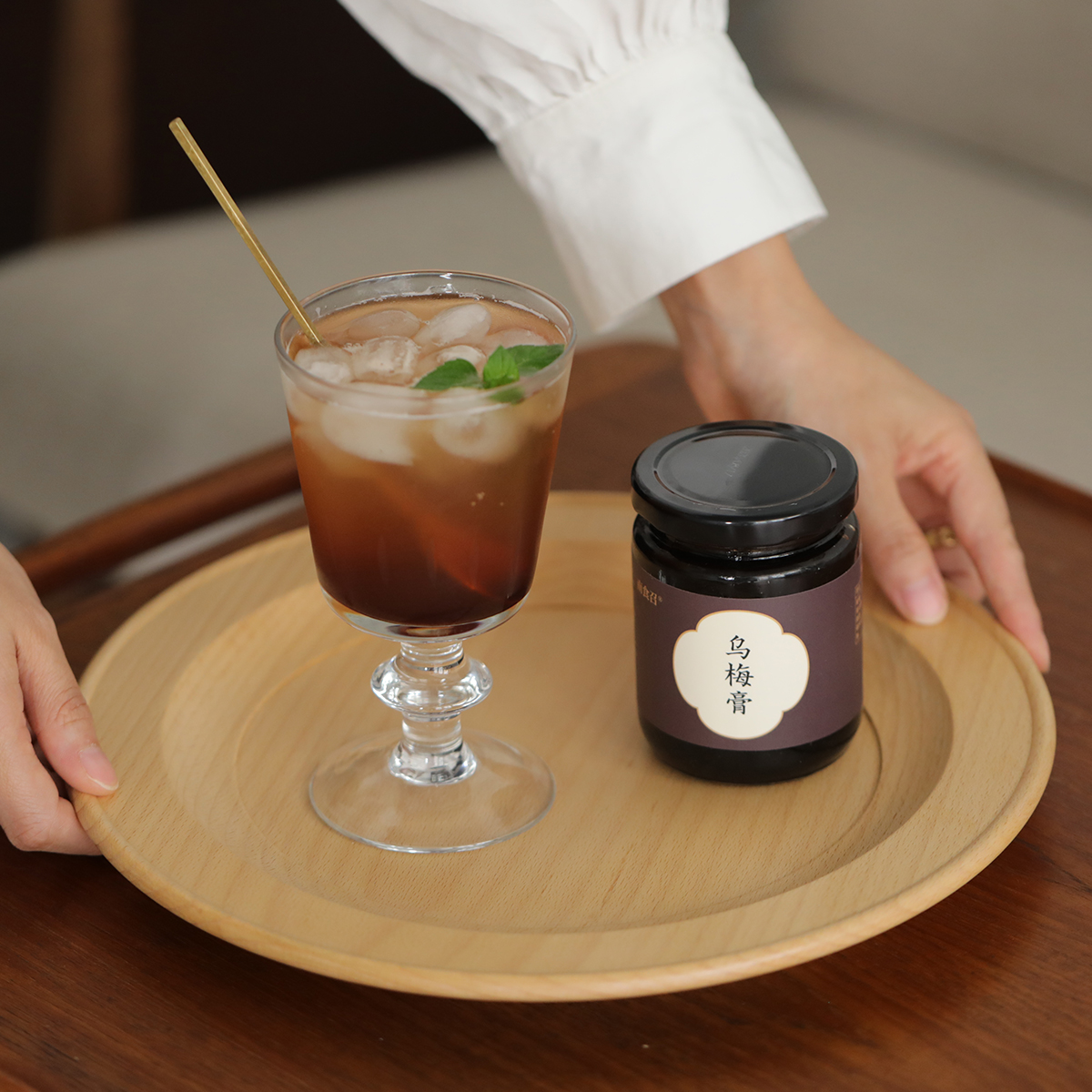 南食召烟熏乌梅膏 酸梅膏山楂果酱涂抹面包家用冲泡酸梅汤原材料