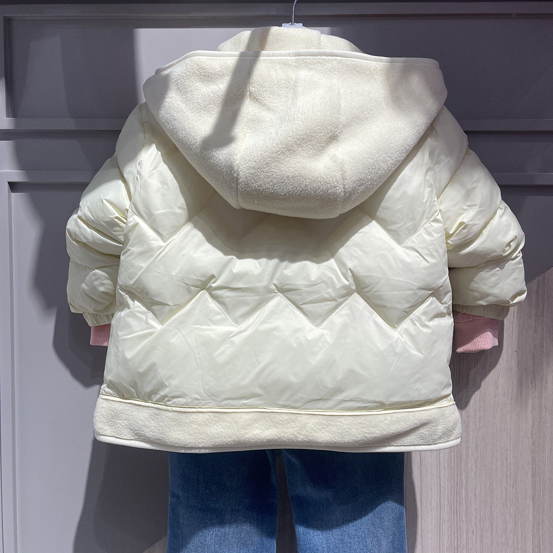 儿童时尚加棉连帽外套