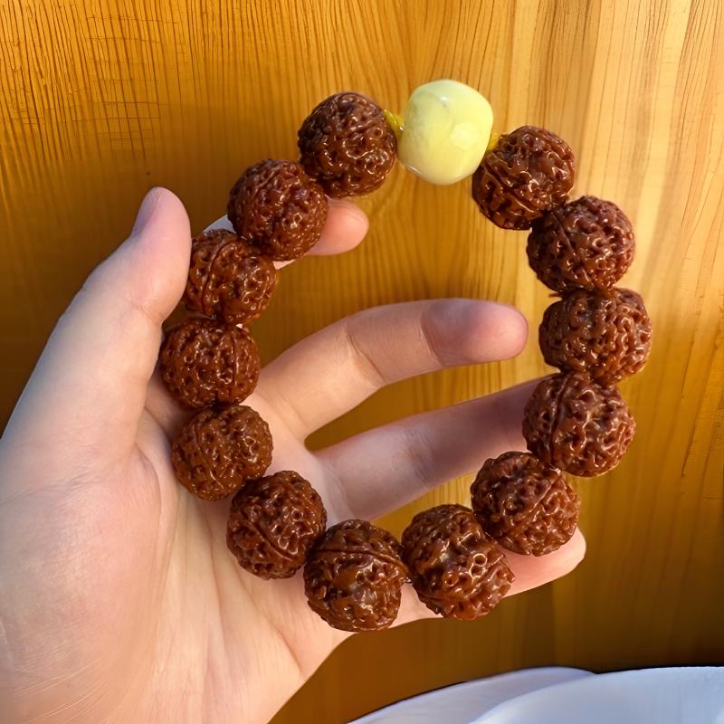 20mm五瓣玉化大金刚手串桶mi（二代配饰无裂不金刚介意慎拍）