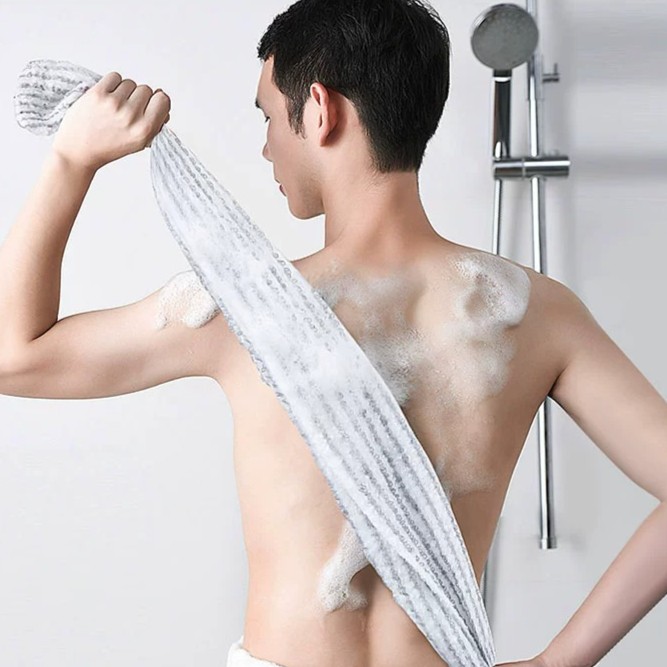 日本家用搓澡巾男女士专用搓背神器长条后背强力搓泥不伤肤洗澡巾